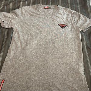 Mens Gray Prada T Shirt, with